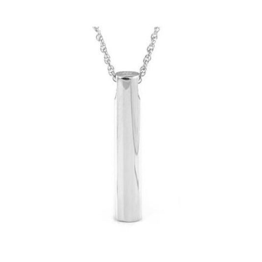 Silver Sleek Jewelry Urn